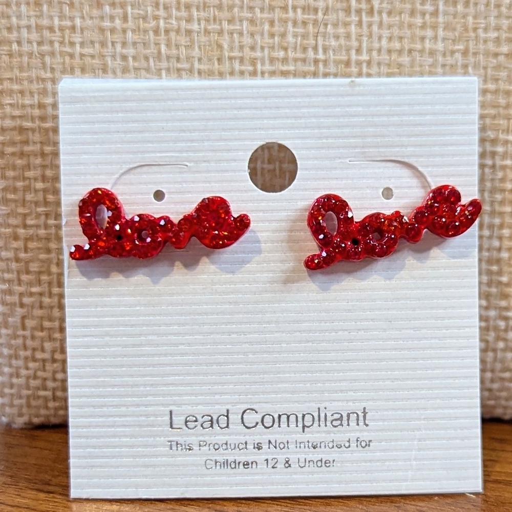 Red Love Earrings